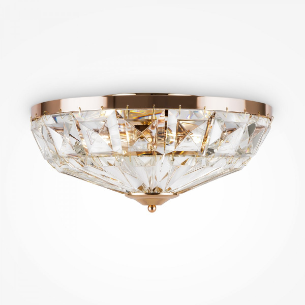 фото Потолочный светильник Maytoni Facet MOD094CL-04G, золото
