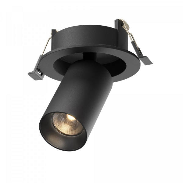 Встраиваемый светильник Maytoni Technical FOCUS LED C071CL-7W3K-B, черный