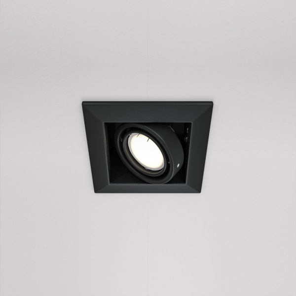 Встраиваемый светильник Maytoni Technical Metal Modern DL008-2-01-B, черный