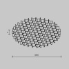 фото Антибликовая решётка ⌀45мм Maytoni Technical HoneyComb-D45, черный