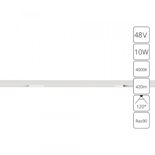 Магнитный трековый светильник Arte Lamp OPTIMA A7263PL-1WH