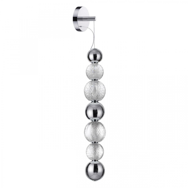 Настенный светильник, хром Odeon Light CRYSTAL, арт. 5007/13WL