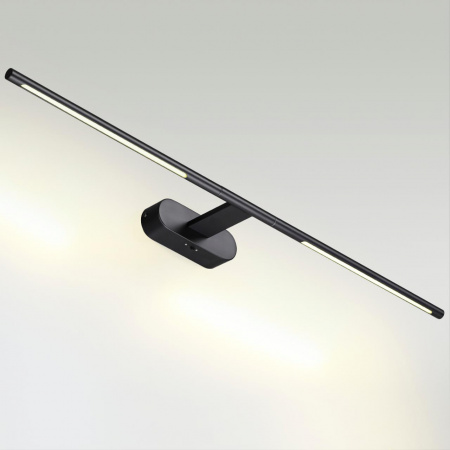 фото Металл/черный/акрил Настенный светильник IP20 LED 8W 3000K/3800K/5100K (перекл ч/з тумблер) 220V ALEDO HIGHTECH, арт. 6634/9WL