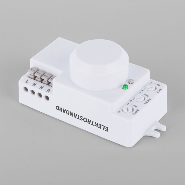 Микроволновый датчик движения 10м 1200W 360° IP20 Белый SNS-M-13