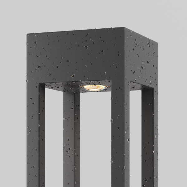 фото Садово-парковый светильник Maytoni Outdoor Elbe O424FL-L25GF, графит