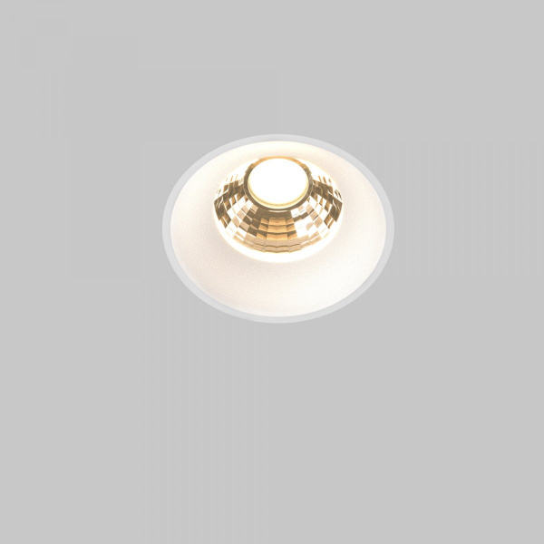 фото Встраиваемый светильник Maytoni Technical Round DL058-12W2.7K-TRS-W, белый