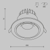 фото Встраиваемый светильник Maytoni Technical Yin DL031-2-L12W, белый