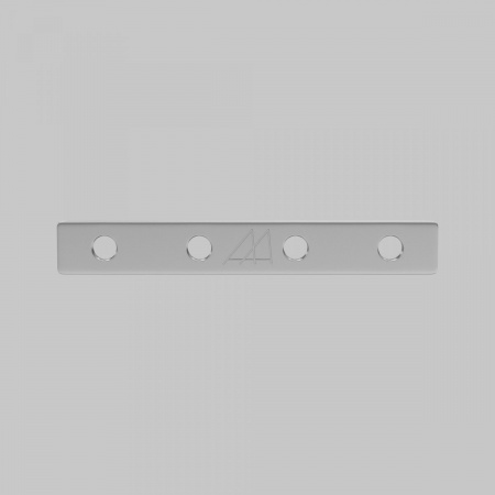 фото Комплект прямых соединителей для демпферного шинопровода, 4 шт Maytoni Technical TRA034D-C-42S, серебро