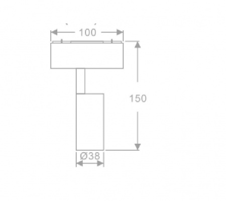 фото LED трековый диммируемый светильник SY Черный 7Вт 4000К, SWG SY-DIM-601201-BL-7-NW