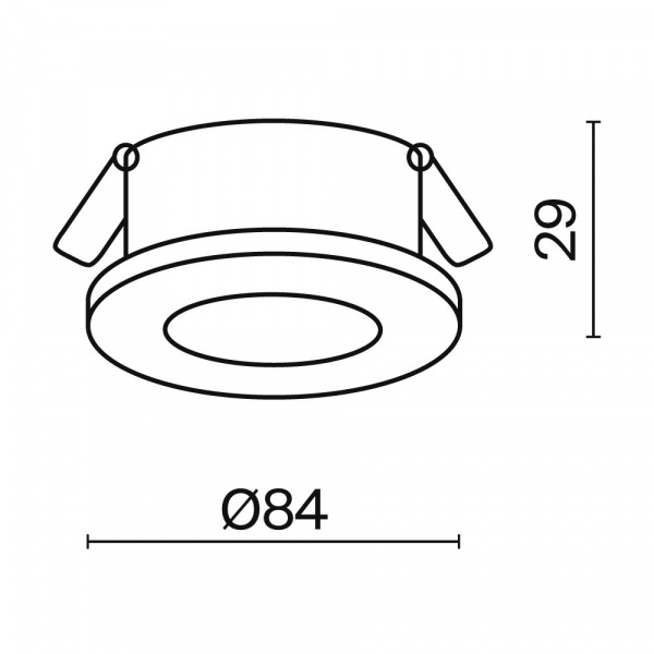 фото Встраиваемый светильник Maytoni Technical Stark DL083-01-GU10-RD-B, черный
