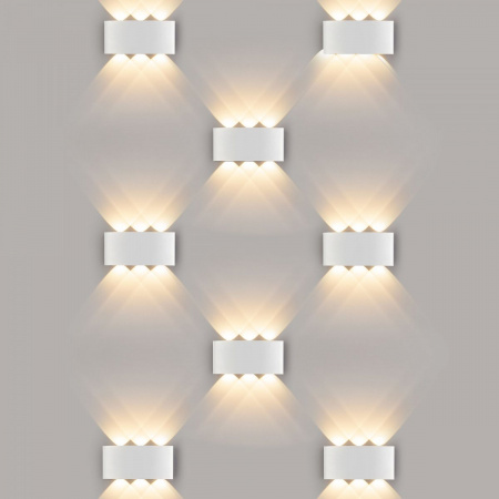 фото Пылевлагозащищенный светодиодный светильник Twinky Trio белый IP54 1551 Techno LED