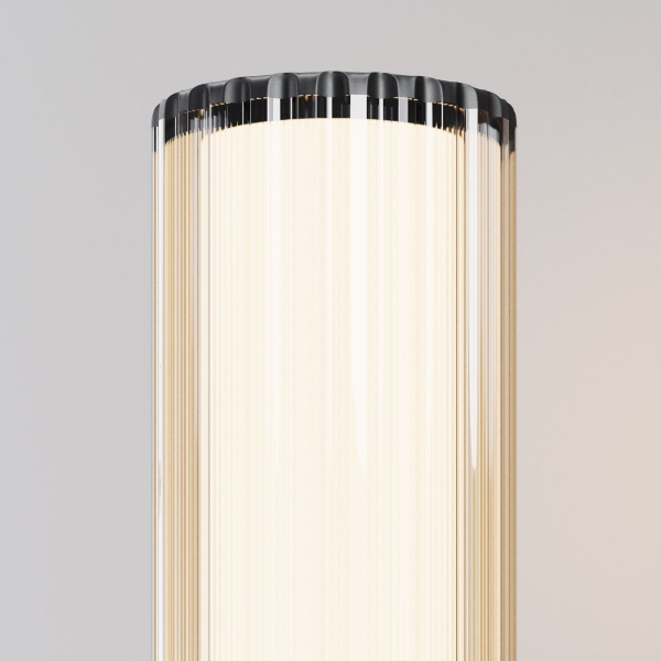 фото Ландшафтный светильник Maytoni Outdoor Rib O502FL-01B1, черный