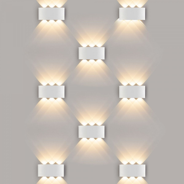фото Пылевлагозащищенный светодиодный светильник Twinky Trio белый IP54 1551 Techno LED