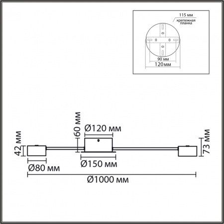 фото Белый, металл Люстра GX53 LED 12*7W 220V TORINA COMFI, арт. 8343/12C