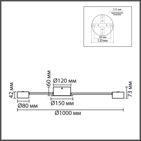 фото Белый, металл Люстра GX53 LED 12*7W 220V TORINA COMFI, арт. 8343/12C