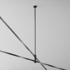 фото Крепление потолочное Длинное / Long двойное 700мм Flarity черный Maytoni Technical TRA159C-D1-B