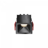 Встраиваемый светильник Maytoni Technical Alfa LED DL043-01-10W4K-SQ-B-1, черный