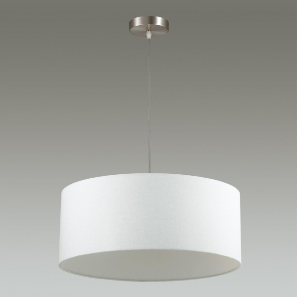 фото Никель/белый, металл/текстиль Подвес E27 3*60W 220V NIKKI MODERNI, арт. 3745/3