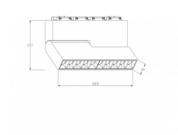 фото Трековый светильник SWG 20 Вт, Черный, 4000К, SY-601255F-20-BL-NW