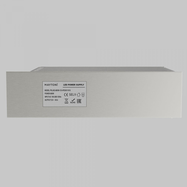 фото Источник напряжения PSL002 12В 600Вт IP 20 Maytoni 811015, серебро