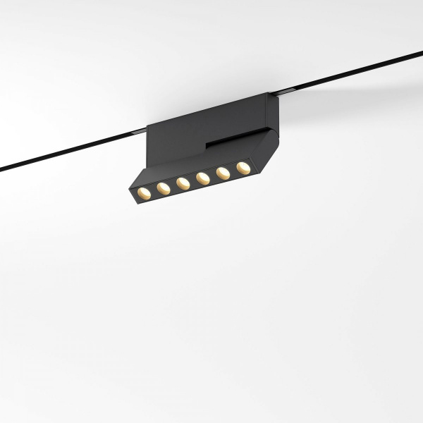 Mini Magnetic Трековый светильник 6W 3000K черный 85207/01