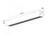 фото Светильник трековый SWG SLIM, 48В 12W черный 2700-6000К, DL-SLIM-DFBL-12-CCT