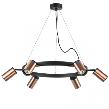 фото Люстра подвесная Rullo, черный Lightstar LR016306