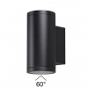 Светильник черный/металл IP65 LED 24W 1252Лм 60° 3000K 85-265V LONG NATURE, арт. 7142/24WL