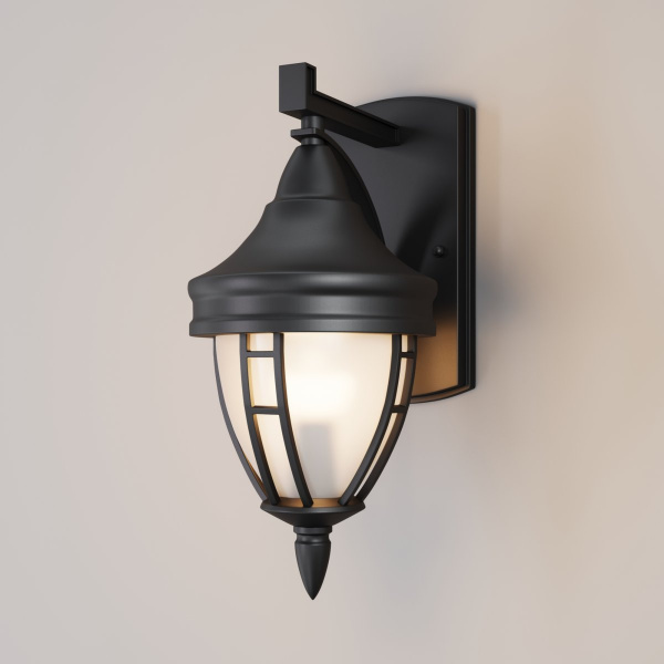 фото Уличный настенный светильник Maytoni Outdoor Rivoli O027WL-01B, черный