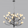 фото Черный матовый/белый/фарфор Люстра G4 LED 30*5W GARDI MODERN, арт. 5090/30