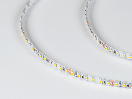 фото Светодиодная лента 3528, 120 LED/м, 9,6 Вт/м, 24В, IP20, Цвет: Теплый белый, SWG3120-24-9.6-WW-M, катушка 5 м