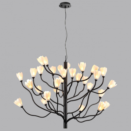 фото Черный матовый/белый/фарфор Люстра G4 LED 30*5W GARDI MODERN, арт. 5090/30
