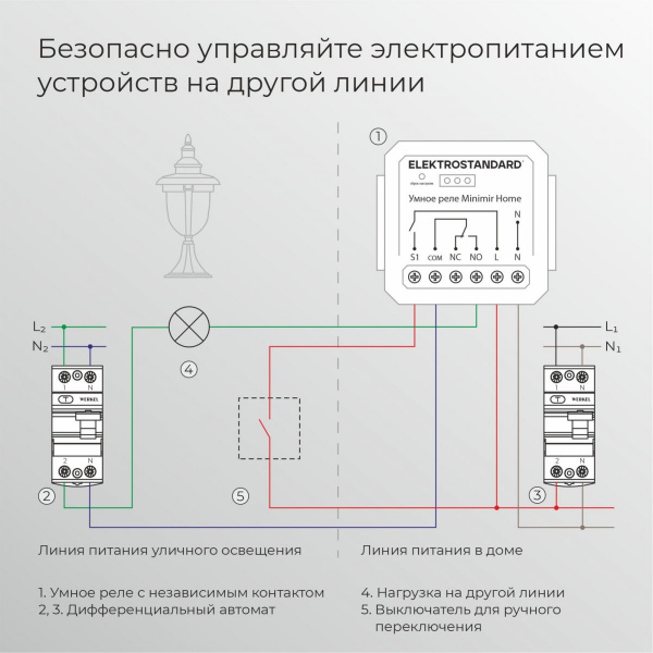 фото Реле Умный дом с независимым контактом 76010/00