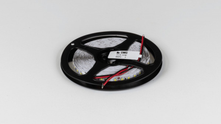 фото Светодиодная лента 2835, 120 LED/м, 9,6 Вт/м, 24В, IP20, 3M, Цвет: Холодный белый, SWG2120-24-9.6-W-M, катушка 5 м