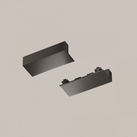 фото Комплект заглушек Radity 2 штуки, черный Maytoni Technical TRA084EC-112B