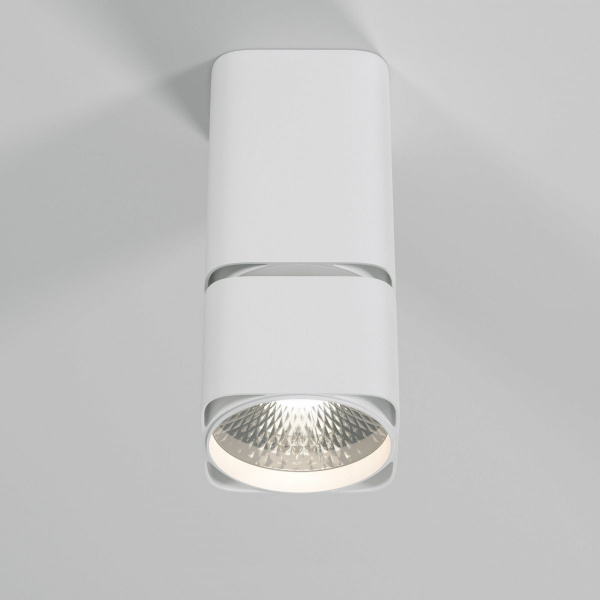 фото Светильник потолочный поворотный светодиодный Cubus 10W 4000K белый 25043/LED