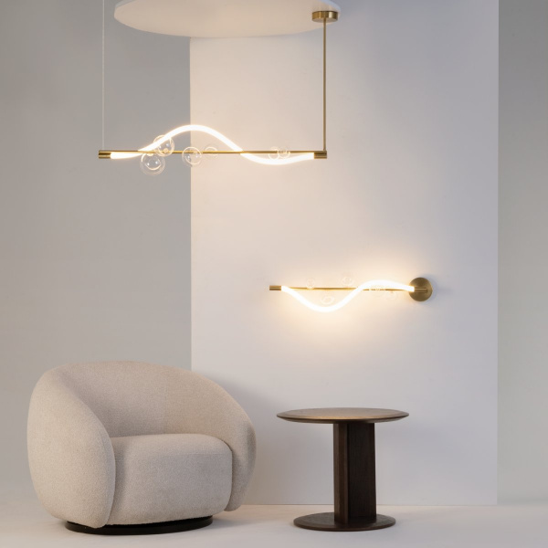 фото Подвесной светильник Maytoni Oasis MOD289PL-L13BS3K, латунь