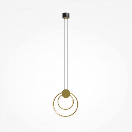 фото Подвесной светильник Maytoni Link MOD357PL-L14BS3K, черный и латунь