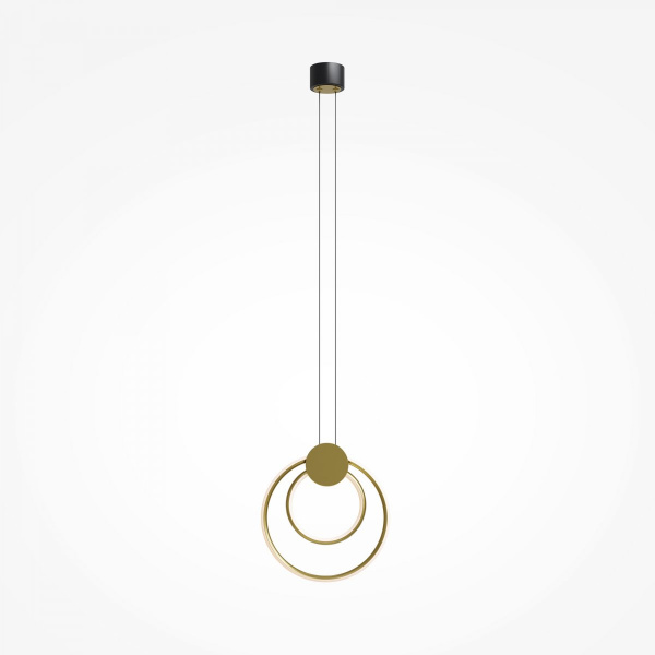 фото Подвесной светильник Maytoni Link MOD357PL-L14BS3K, черный и латунь