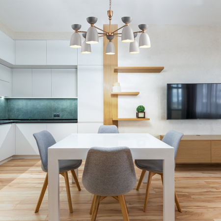 фото Подвесной светильник Maytoni Cloches MOD113PL-07W, бронза