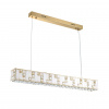 Золото/прозрачный/белый/металл/хрусталь/алебастр Подвес LED 35W 3700K CROSSA HALL, арт. 5072/50L