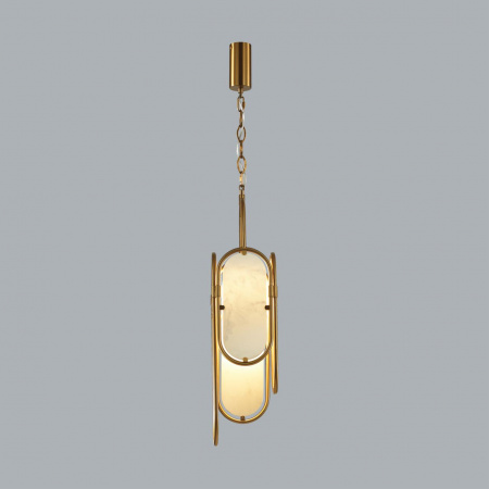фото Подвесной светильник бронзовый/металл/ искусств.мрамор IP20 LED 15W 3000K 220V MILANO L-VISION, арт. 7066/15L