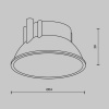фото Декоративная черная рамка-отражатель для светильников серии Альфа / Alfa LED Maytoni Technical Ring8-10W-RD-B, черный