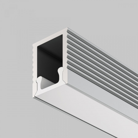 фото Алюминиевый профиль накладной 8x9 (Серебро, 2 м), ALM-0809-S-2M Maytoni 631010