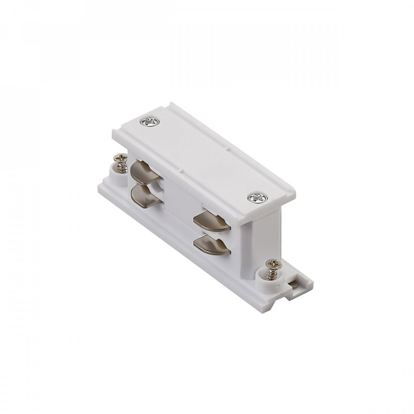 Соединитель прямой к треку 5040xx-(F)/(R) Quattro, белый Lightstar 504106-FR