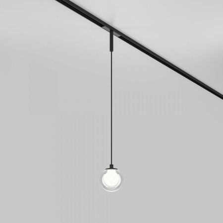 фото Трековый подвесной светильник Maytoni Technical Bubble TR181PL-1-4WTW-B, черный