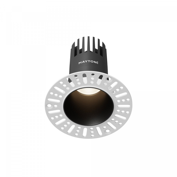 Встраиваемый светильник Maytoni Technical Dip DL120-10W-4K-TRS-B, черный