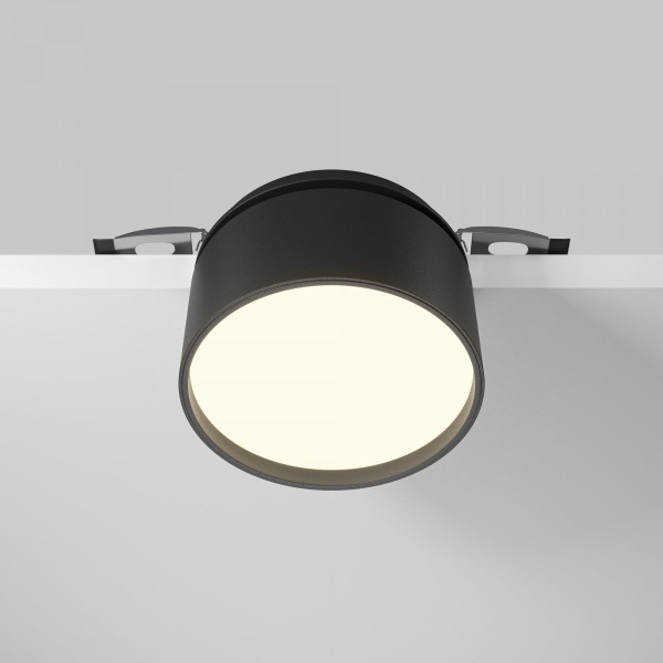 фото Встраиваемый светильник Maytoni Technical Onda DL024-12W-DTW-B, черный