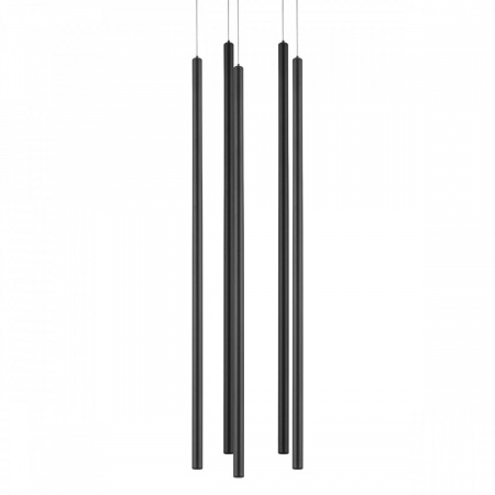 фото Люстра подвесная Tubo, черный Lightstar L5T747437