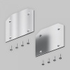 Заглушка торцевая к профилю, 2шт Maytoni Technical TRA010MPEC-21S, серебро